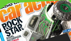 In the Media - Front Cover of R/C Car Action Magazine (Header)
