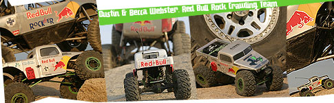 Dustin and Becca Webster. Red Bull Rock Crawling Team - www.redbullrockcrawlers.com