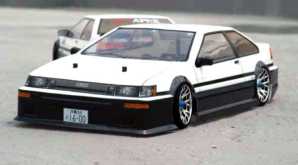 DRCCentral D1RC RC Drifting Community HPI Toyota Levin AE86
